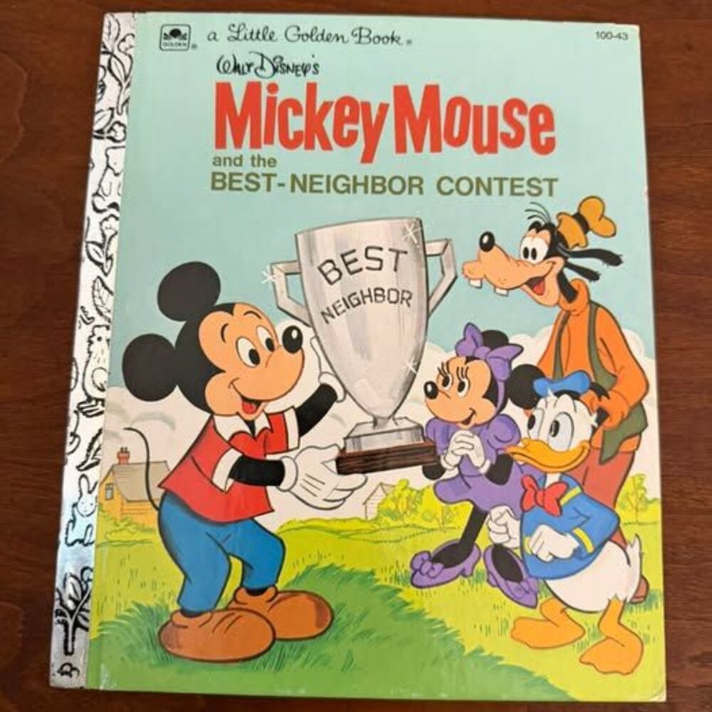 Little Golden Book: Mickey Mouse and the Best-Neighbor Contest